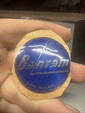 Nos Vintage American Bantam Car Grille Radiator Emblem Badge Blue Enamel Oem Nos Vintage American Bantam Car Grille Radiator Emblem Badge Blue Enamel Oem