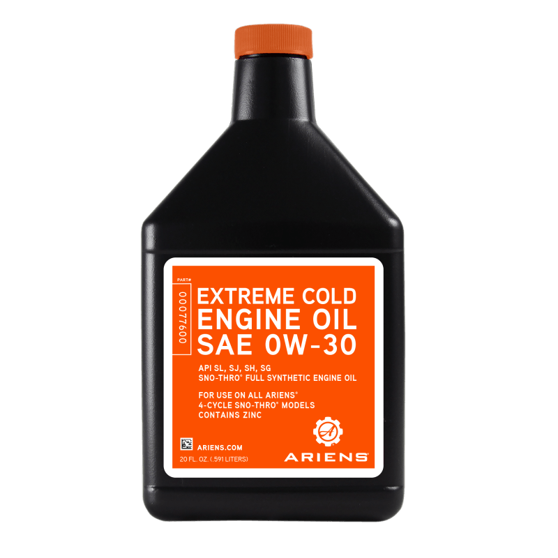 Genuine Ariens 00077600 SAE 0W-30 Extreme Cold Engine Oil 20oz for