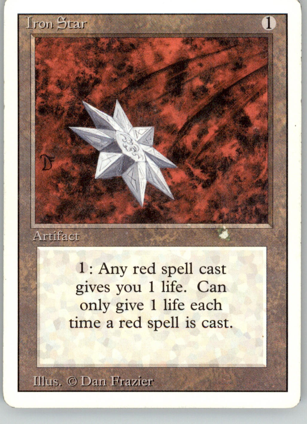Iron Star - Revised Edition - HP Magic: The Gathering