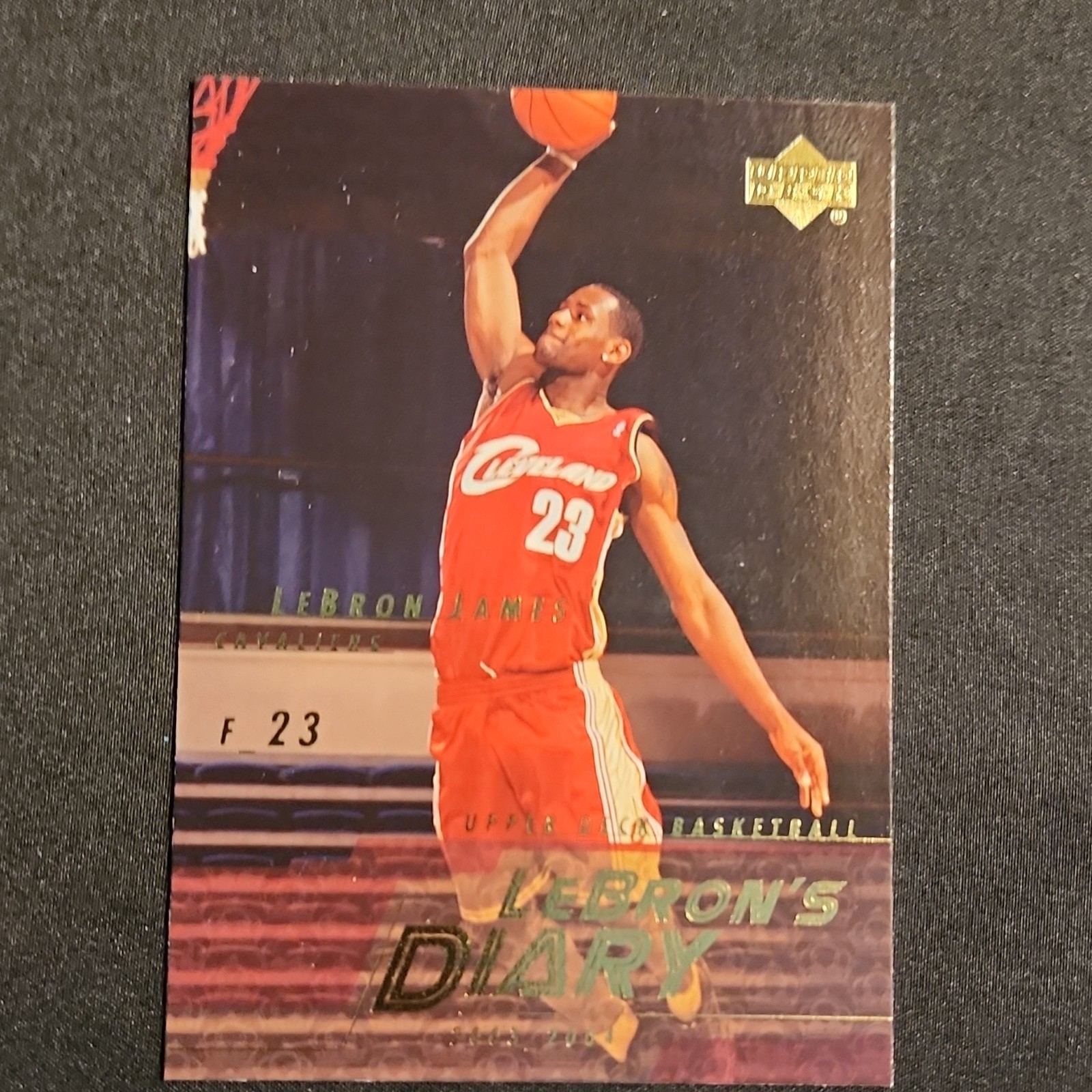 2003-04 Upper Deck LeBron James LeBron's Diary LJ15 Cavaliers NBA Basketball
