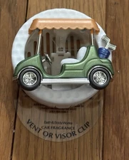 Bath and Body Works Golf Cart Car Fragrance Visor Vent Holder Clip Freshener