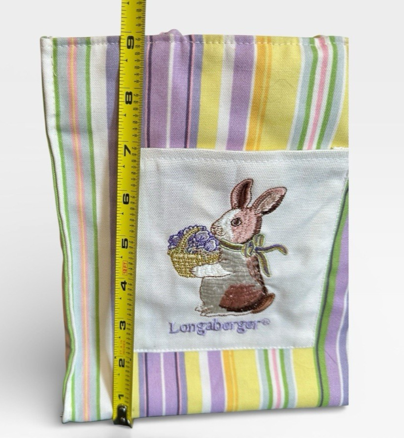 Longaberger Tote Easter Bunny Spring Tiny Totes S… - image 8