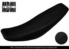 Couvre-Siège En Vinyle Noir Avec Couture Pour Suzuki DR 125 SM 08-12