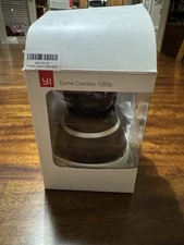 Yi Dome Camera 1080p, Black HD Indoor Pan/Tilt/Zoom Wireless IP Security NEW