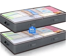 Storage Bags for Clothes and Quilts, Under-Bed Organization Solution