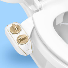 NEO 185 plus - Patented Bidet Attachment for Toilet, Gold