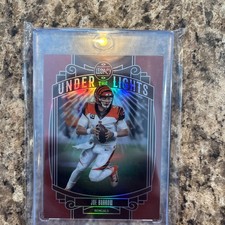 2021 Panini Legacy - Under the Lights Joe Burrow #UL-JB Ruby /50