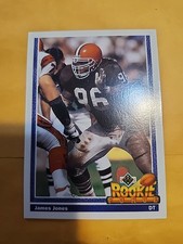 1991 Upper Deck Football Card James Jones Rookie Force #602. rookie card picture