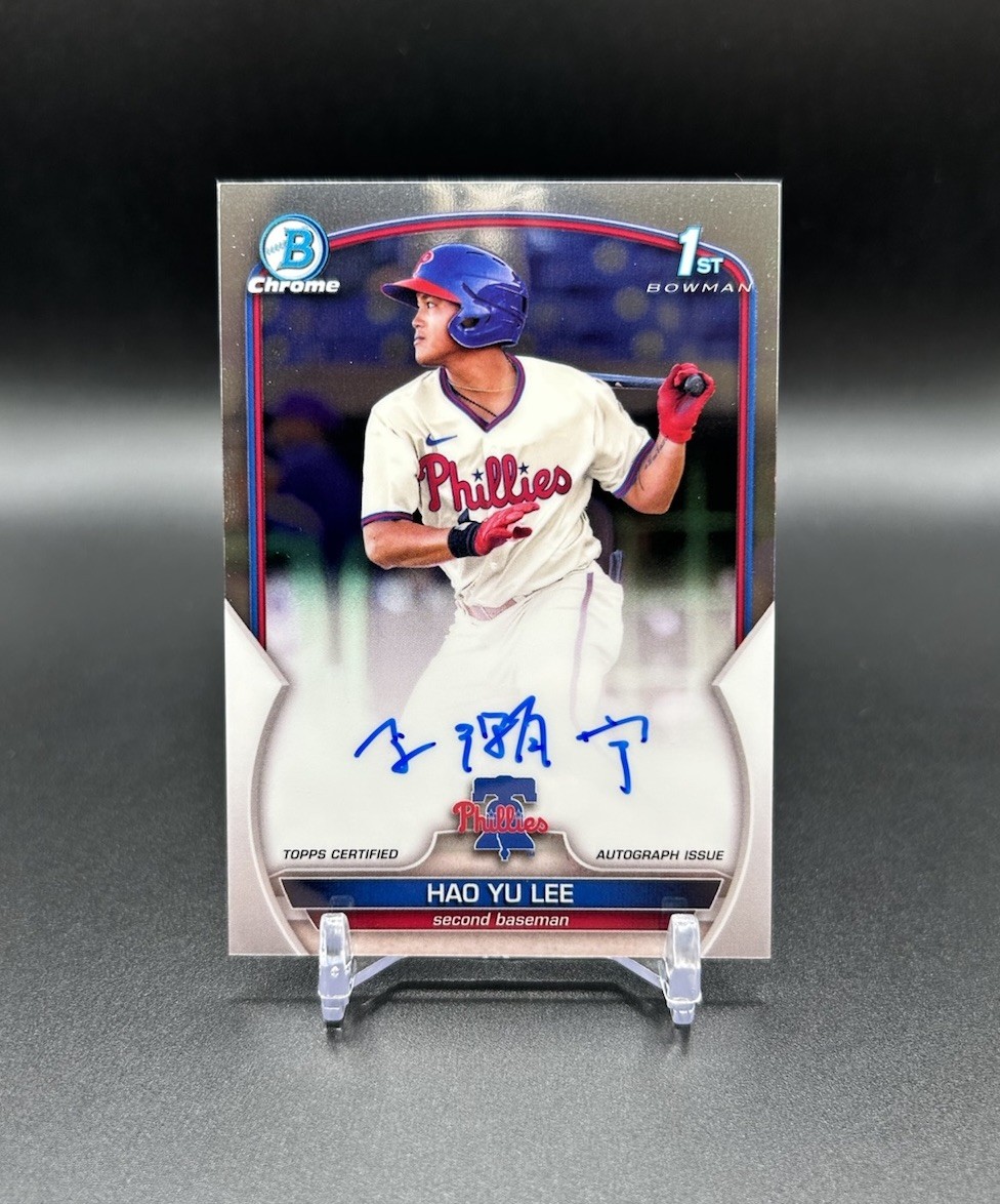 2023 Bowman Chrome 1st Prospect Auto Hao-Yu Lee #CPA-HL