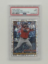 2026 Topps Series 1 - 1991 Topps Baseball Jacob Melton #T91-56 Crackle Foilboard