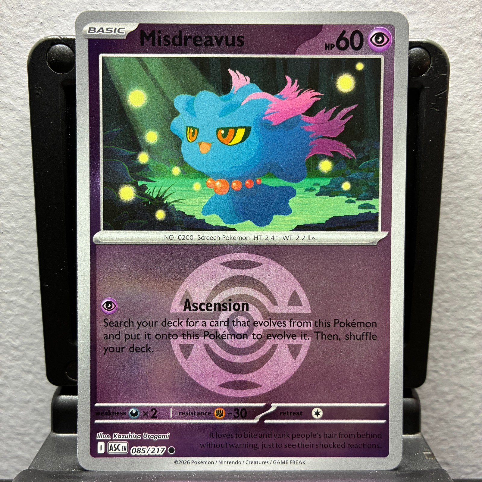Misdreavus 085/217 - Ascended Heroes - Common NM
