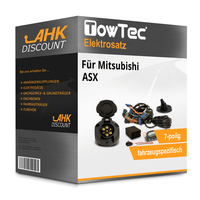 für Mitsubishi ASX 01.2023-Jetzt Towtec Elektrosatz 7Polig Fahrzeugspezifisch