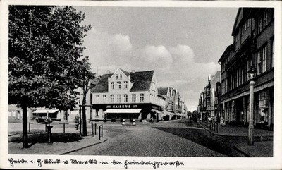 Ak Heide in Holstein, Friedrichstraße, Kaiser's-Cafe - 11584453