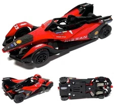 1pc Set-Only Micro Scalextric 9V HO Slot Car Nissan ABB FIA Formula E Race Car R