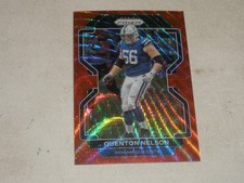 2021 Panini Prizm Red Wave Prizm #23 Quenton Nelson