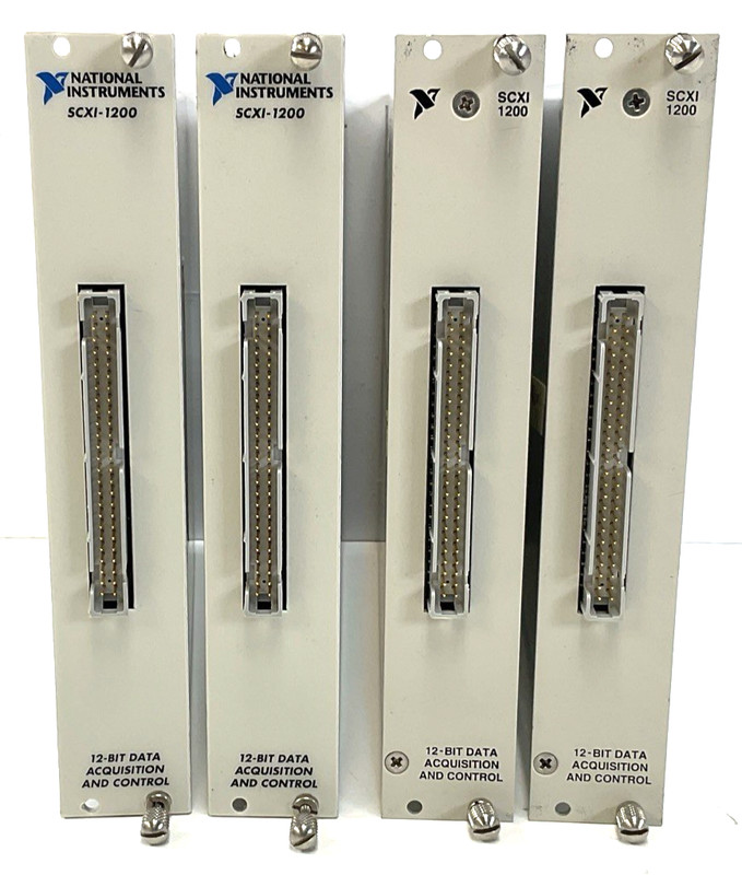 Lot of 4 National Instruments SCXI-1200 12 Bit Data Acquisition Module