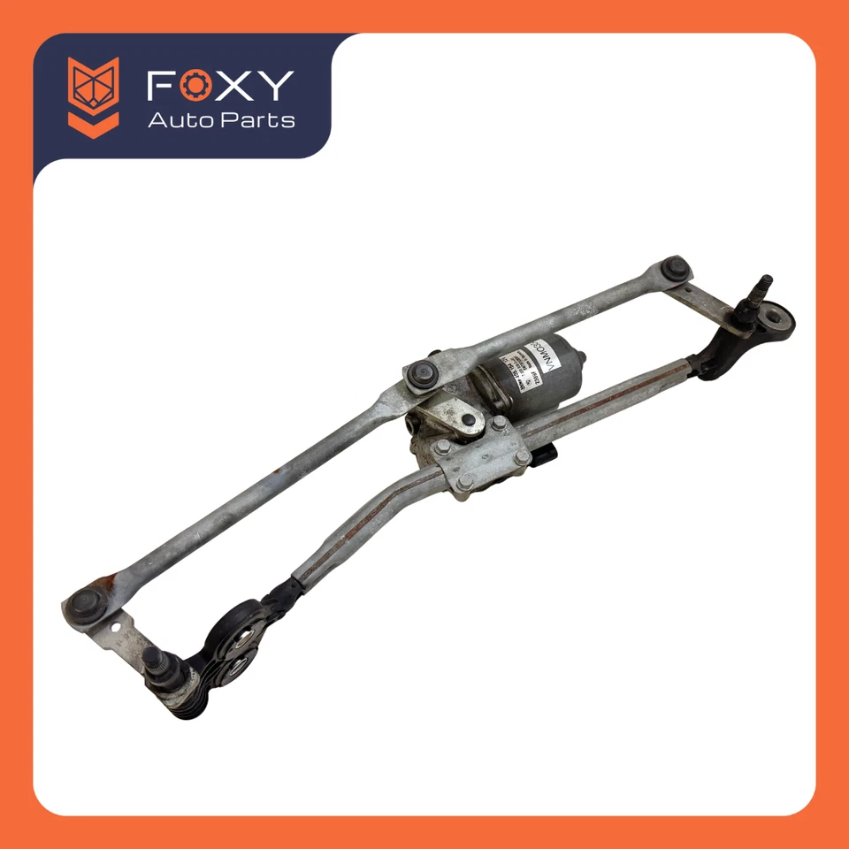 07-14 BMW X5 X6 E70 E71 E72 limpiaparabrisas delantero motor y conjunto de acoplamiento OEM Foto 2 de 4