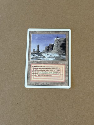 Plateau Land Revised Edition Rare MTG Card Minty