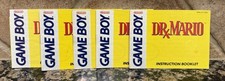 Dr. Mario - Nintendo Game Boy Instruction Manual Booklet ONLY