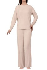 Barefoot Dreams Cozychic Lite Pullover Wide Leg Lounge Pant Set Size Small NEW