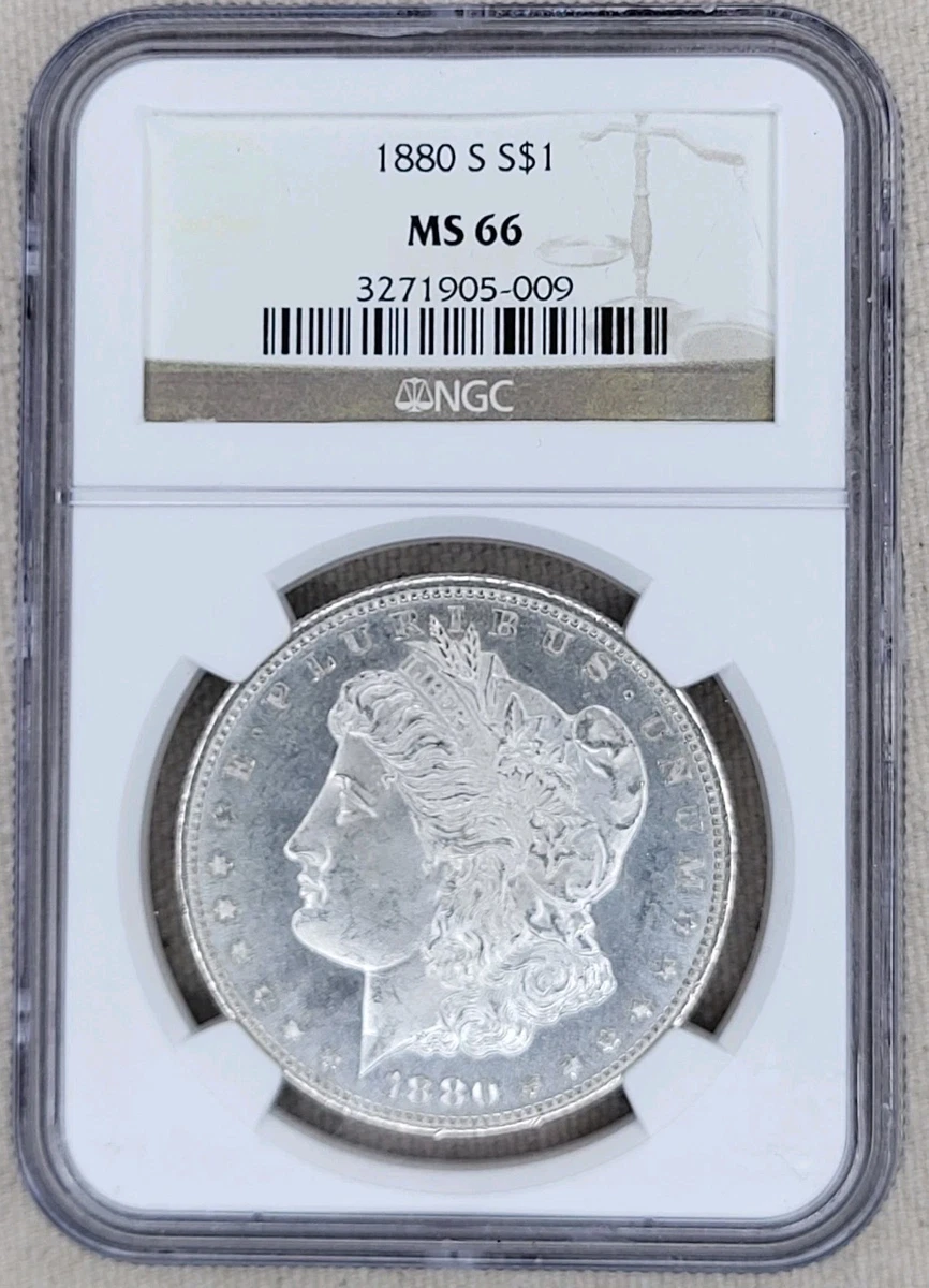MS 66 Graded 1880 Year Morgan US Dollars (1878-1921) for sale | eBay