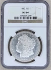 1880-S Morgan Silver Dollar NGC MS 66 US Mint $1 San Francisco