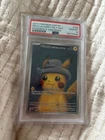 Pikachu Grey Felt Hat 2023 Pokemon x Van Gogh SVP 085 PSA 10