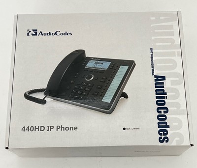 AudioCodes 440HD IP Phone GGWV00609 VoIP Color LCD Screen 6-line Office