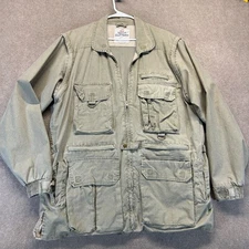 Rothco Outback Trailblazer Jacket Men's Large Khaki Convertible Safari Vest