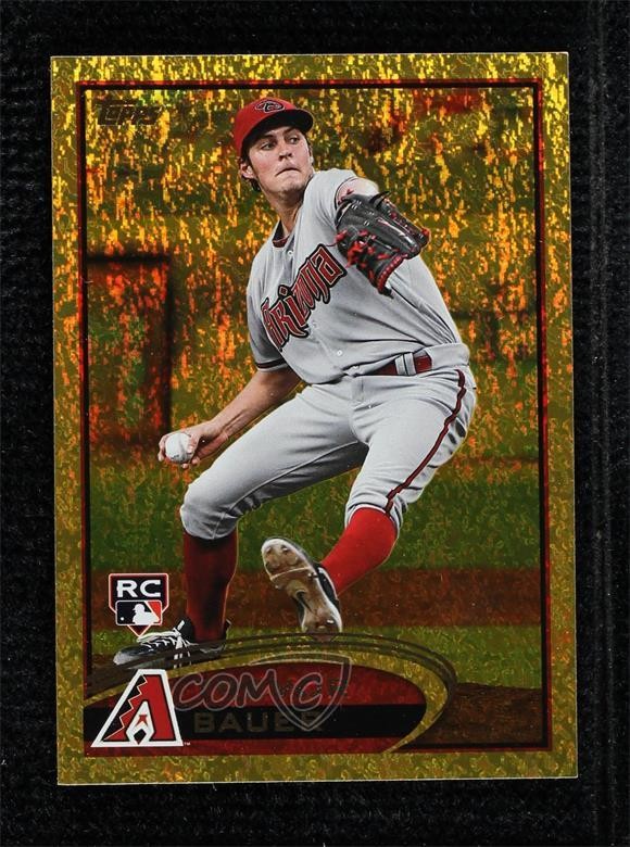 2012 Topps Update Gold Sparkle Trevor Bauer #US213 Rookie RC 1g9n