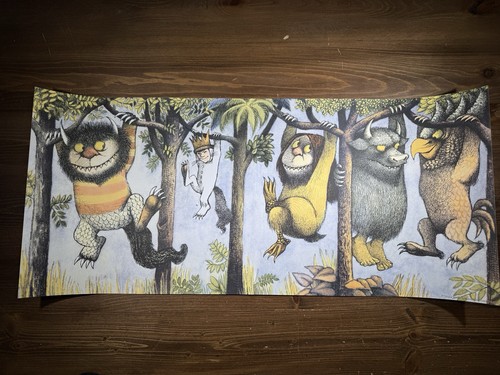 "Where the Wild Things Are" Tree Tops Kunstdruck Poster Maurice Sendak BNG XX/300 - Bild 2 von 17