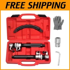 Heavy Duty Strut Spring Compressor - Safety Bracket Included