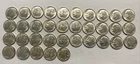1963 D Roosevelt Dime Original Gem BU 35 coins 90 % silver Frosty White lot 4