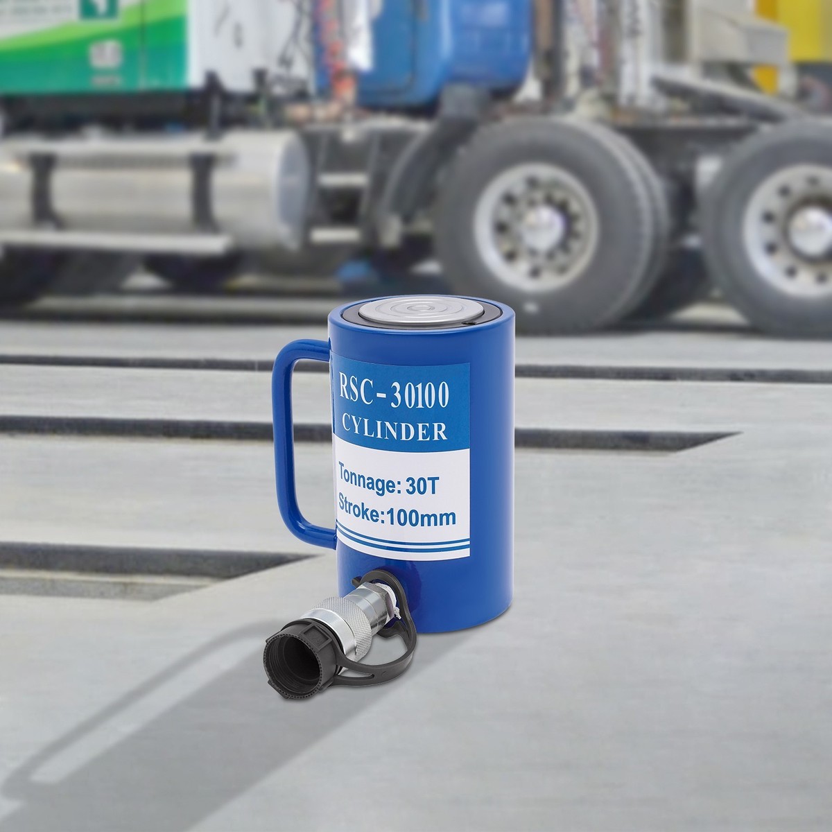 30T/66139lbs Jack Hydraulic Jack Hydraulic Cylinder Blue Hydraulic