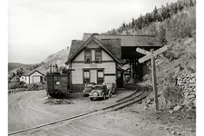 Railroad Station,Ophir,Colorado,CO,San Miguel County,September 1940,FSA