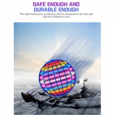 Flying Ball Children's Hand Controlled Color LED Cosmic Globe 360 Rotating Sus