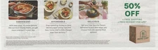 HOME CHEF Discount Code NEW CUSTOMERS ONLY 50% OFF/FREE SHIP+++ EXPIRES 10/17/25