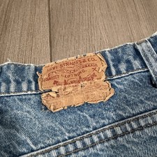 Vtg 80s Levi s 517 Bootcut Denim Jeans USA Made 34x30 Western 0217 Red Tab