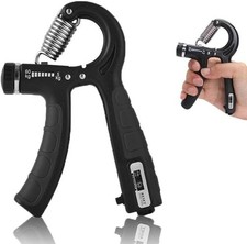 5-60kg Adjustable Hand Grip Strengthener Wrist Forearm Gripper Power Exerciser