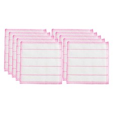 10 Pcs Household Cleaning Cloth White Burp Cloths Baby Swaddle Towel