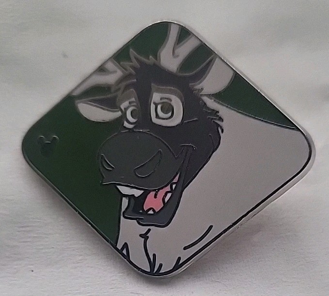 Disney Pin Sven From Frozen Hidden Mickey WDW Character Sidekicks Collection.   