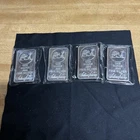 Lot of (4) 1oz. Silvertowne Prospector.999 Silver Bars In Original Packaging