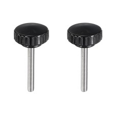 2 St&uuml;ck R&auml;ndelkn&ouml;pfe M6 x 50mm f&uuml;r 304 Edelstahl Kopf 30mm