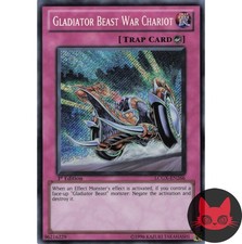 Yugioh Gladiatorungeheuer Kriegswagen LCGX-DE266 Secret Rare 1. Auflage NM