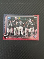 🔥⚾️2025 Topps Series 2 Washington Nationals #507 Team Logo Border SSP!!!⚾️🔥