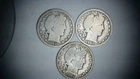 1901  O 1902 P O Barber Half Dollars- 90% US Silver Better Date=See Photos