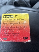 3M Scotch 27 Glass Cloth - Class B - Insulated Electrical Tape - 3/4 in x 66 ft