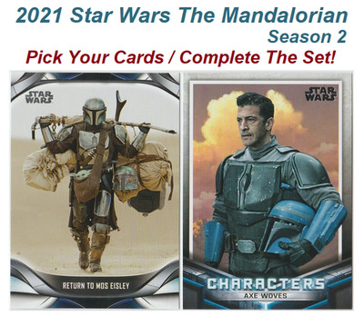 2021 Star Wars The Mandalorian Season 2 - Pick Your Cards / Complete The Set!