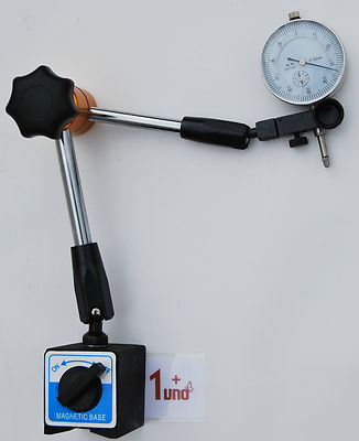 Base Magnetica Con Supporto Snodabile E Comparatore Centesimale 0-30 Mm – Kit Professionale Per Officina