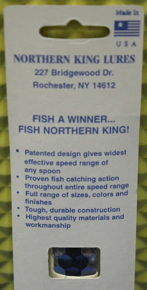 Cucharas de arrastre Northern King 3-3/4" ¡ELIGE TU COLOR! Foto 2 de 2